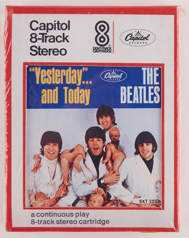 Lot 3152 Beatles Butcher Cover Eight-Track Cartridge - Yesterday and Today (Shinjuku Reproductions, 2017)
