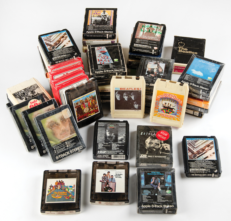 Lot 3119 Beatles (53) 8-Track Tapes, Many Still Sealed