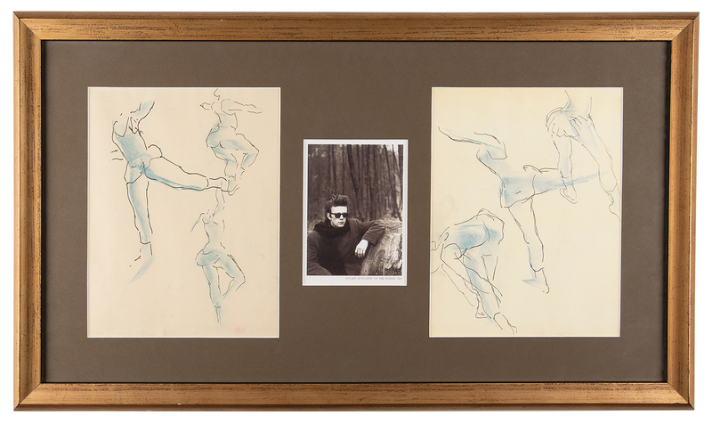 Lot 3044 Stuart Sutcliffe Original Sketches of Dancers
