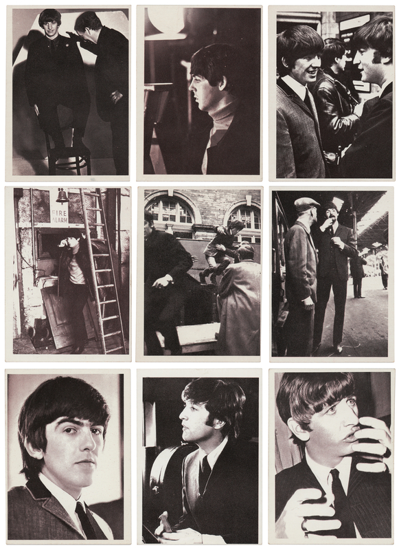 Lot 3159 Beatles: 1964 Topps 'A Hard Day's Night' Complete Set (55/55)