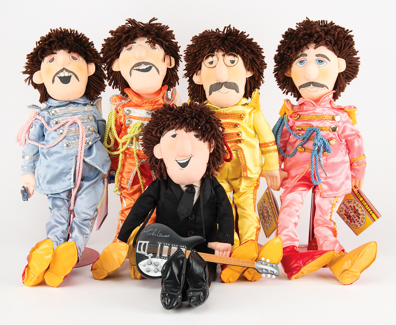 Lot 3155 Beatles (5) Applause Plush Dolls