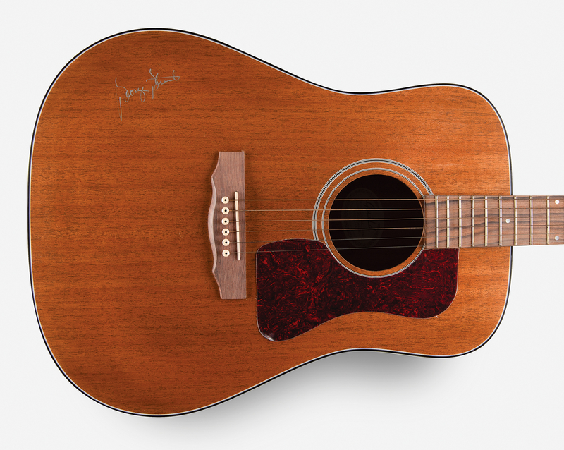 Lot 3404 George Strait Signed Guitar - Guild D4