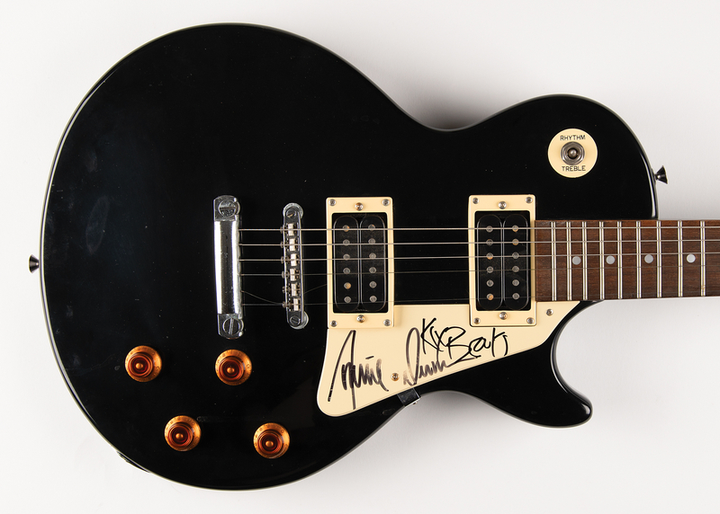 Lot 3401 Brooks and Dunn Signed Guitar - Epiphone LP100