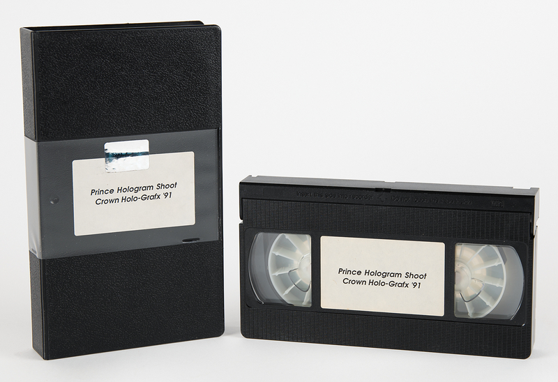 Lot 3634 Prince Original 'Diamonds and Pearls' Hologram Shoot VHS Tape