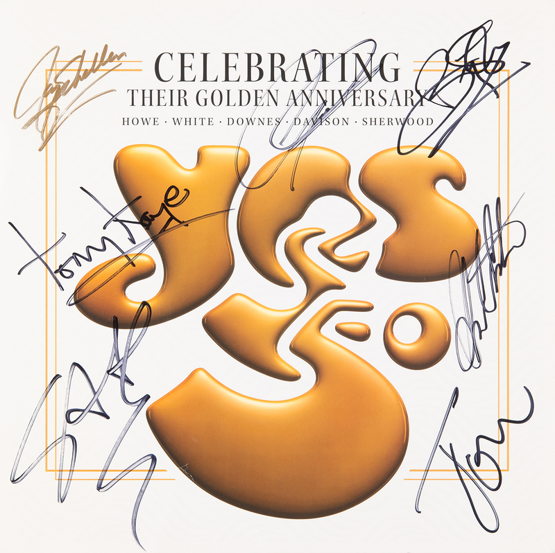 Lot 3561 Yes Signed Album Flat - Yes 50