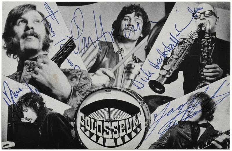 Lot 3434 Colosseum Signed Promotional Card