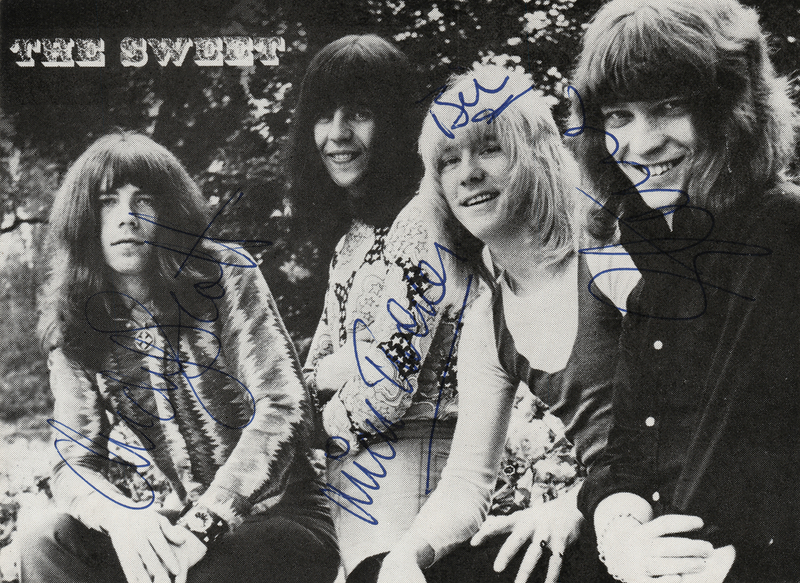 Lot 3551 The Sweet Signed Promotional Card