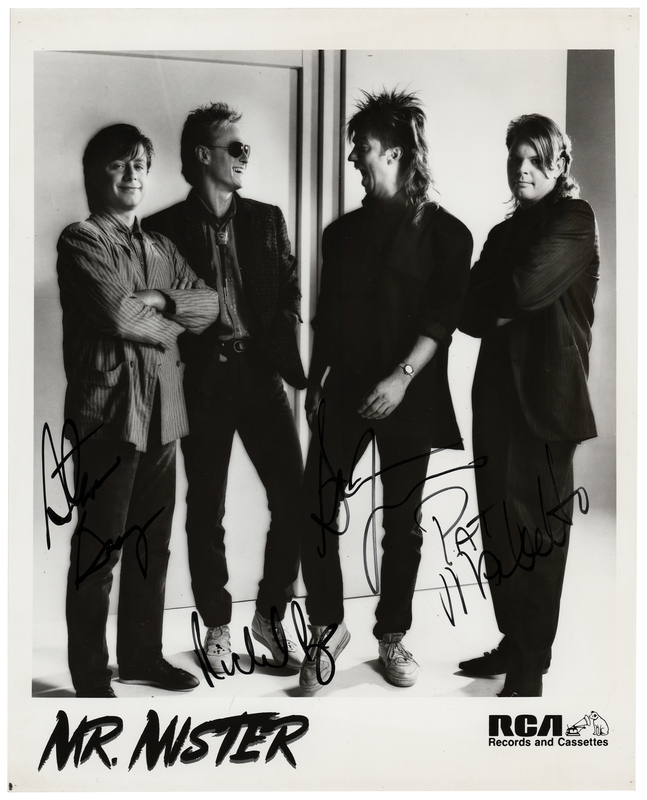 Lot 3615 Mr. Mister Signed Photograph
