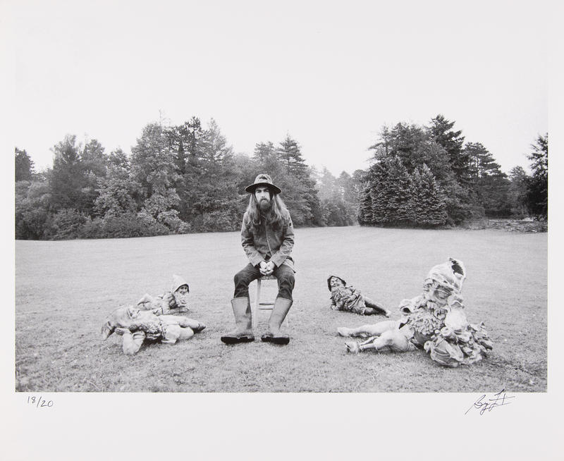 Lot 3170 George Harrison Oversized Lithograph Signed by Barry Feinstein - 'All Things Must Pass' (Ltd. Ed. #18/20)