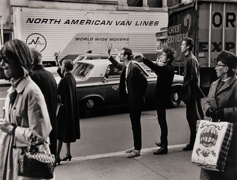 Lot 3223 Bob Dylan, Peter Yarrow, and John Hammond, Jr. Oversized Print by Daniel Kramer (38˝ x 26˝) - NYC