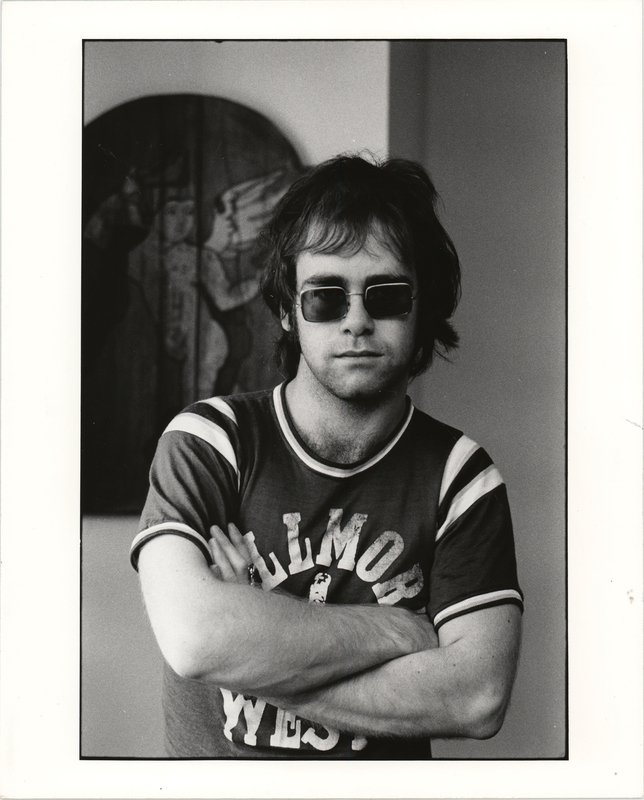 Lot 3523 Elton John Original Photograph by David Gahr