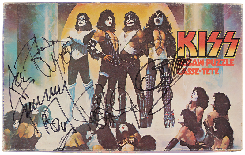 Lot 3524 KISS Signed Jigsaw Puzzle