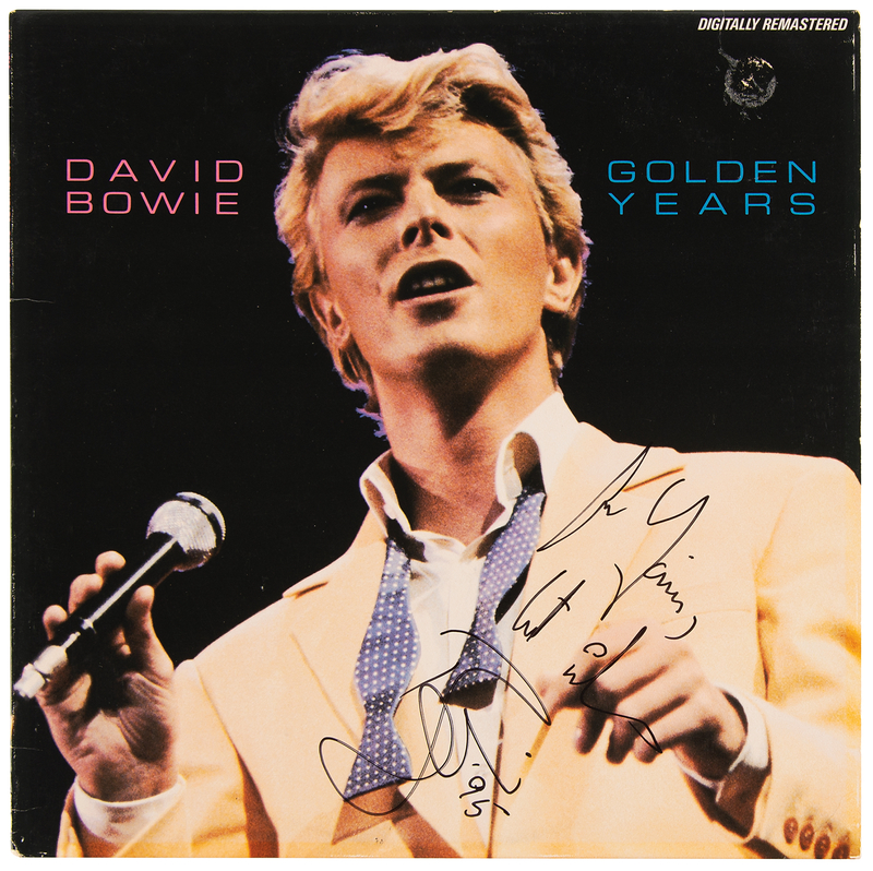 Lot 3486 David Bowie Signed Album - Golden Years