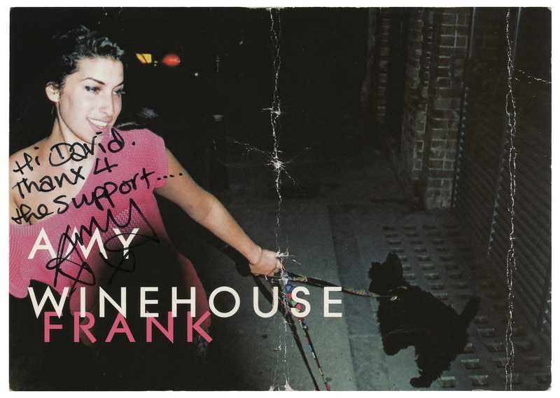Lot 3698 Amy Winehouse Signed Promo Card