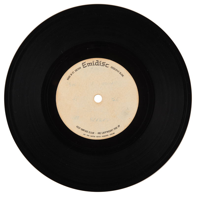 Lot 3061 Beatles EMI Mono Acetate for an Unreleased Version of 