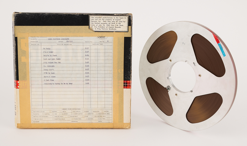 Lot 3077 Beatles US Capitol Records Master Tape Reel for Beatles '65, Produced for King Features Syndicate