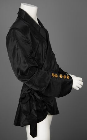 Lot #3642 Prince's Stage-Worn Black Silk PJ Robe from the Act II Tour - Image 4