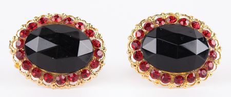 Lot #3661 Prince's Purple Rain Cufflinks (Black and Red) - Image 2