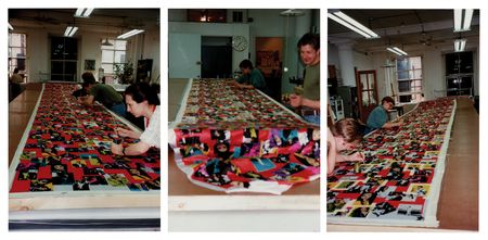 Lot #3645 New Power Generation Hand-Painted Art Fabric - Image 2