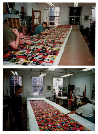 Lot #3645 New Power Generation Hand-Painted Art Fabric - Image 3