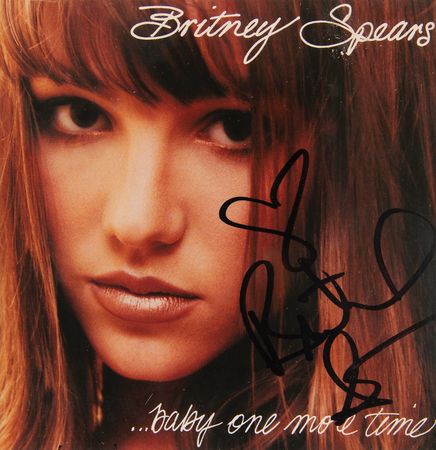 Lot #3694 Britney Spears Signed CD Booklet - ...Baby One More Time - Image 2
