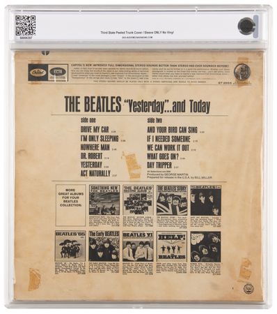 Lot #3014 Beatles 'Third State' Butcher Cover Album - Yesterday and Today (Stereo) - Image 2
