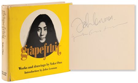 Lot #3022 Beatles: John Lennon and Yoko Ono Signed Book - Grapefruit - Image 1