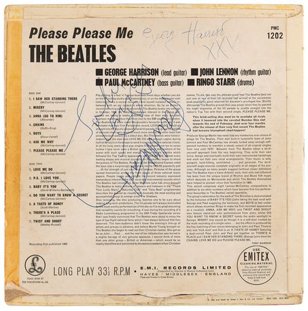 Lot #3001 Beatles Signed 'Please Please Me' Album (2nd Pressing) - Obtained March/April 1963 - Image 1