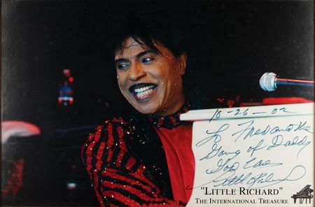 Lot #3398 Little Richard Signed Poster (29.5˝ x 19.5˝) - Image 2