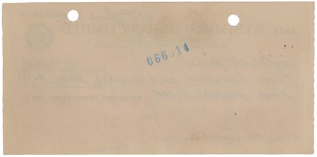 Lot #3031 Paul McCartney Signed 'McCartney Productions' Business Check - Two Months After Announcing His Beatles Departure - Image 3