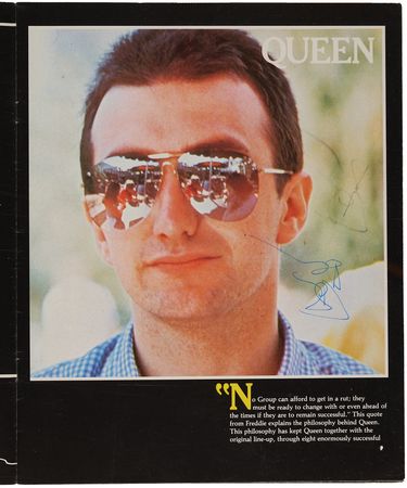 Lot #3355 Queen Signed 1980 'The Game Tour' Program (Mercury, May, and Deacon) - Image 2