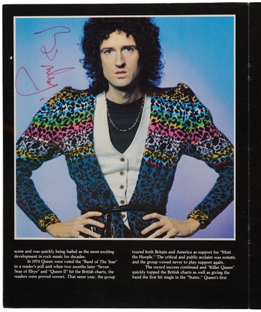 Lot #3355 Queen Signed 1980 'The Game Tour' Program (Mercury, May, and Deacon) - Image 4