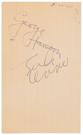 Lot #3027 John Lennon and George Harrison Signatures with (3) Original Candid Photographs - Obtained Outside Grauman's Chinese Theatre on May 25, 1964 - Image 3