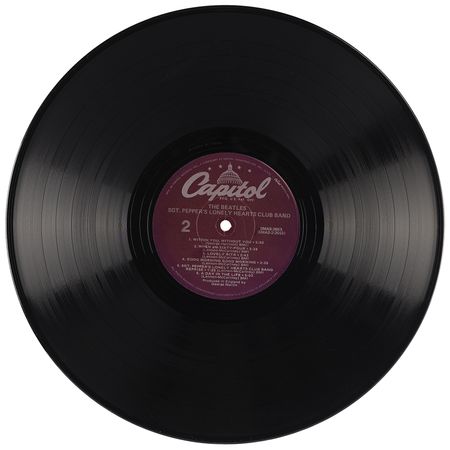Lot #3015 Beatles: McCartney, Harrison, and Starr Signed Album - Sgt. Pepper's Lonely Hearts Club Band - Image 9