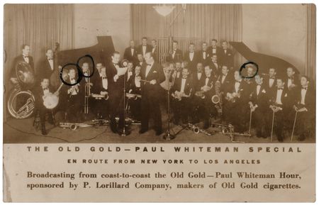 Lot #3368 Bix Beiderbecke Signed Photograph - Image 2