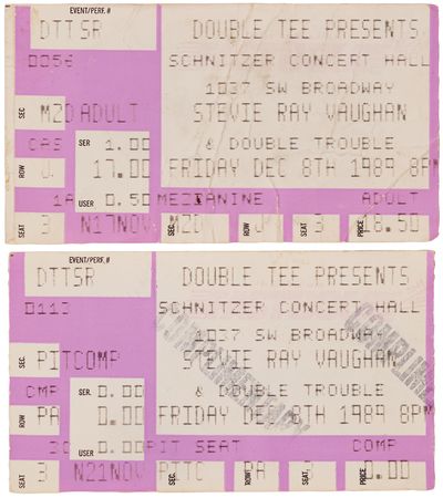 Lot #3667 Stevie Ray Vaughan Signed Cassette Tape - In Step - Image 2