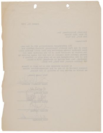 Lot #3227 Jimi Hendrix Experience Document Signed (1968) - Hendrix, Redding, and Mitchell Direct Payment of Royalties to their Management Team - Image 2