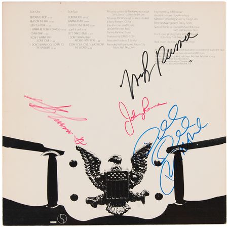 Lot #3566 The Ramones Signed Album - Ramones
