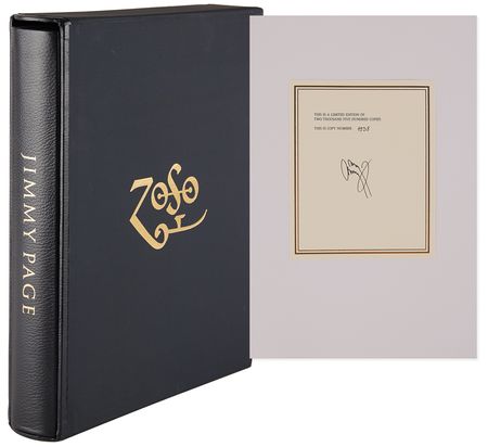 Lot #3334 Jimmy Page Signed Genesis Book - Jimmy Page (Ltd. Ed. #1938/2500) - Image 1