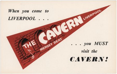 Lot #3139 Beatles 1963 Cavern Club Promotional Card - Image 2