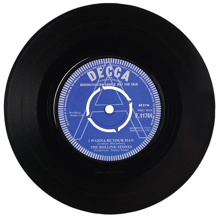 Lot #3266 Rolling Stones Demonstration Single Album for 'I Wanna Be Your Man / Stones’ (Decca Records Misprint) - Image 1