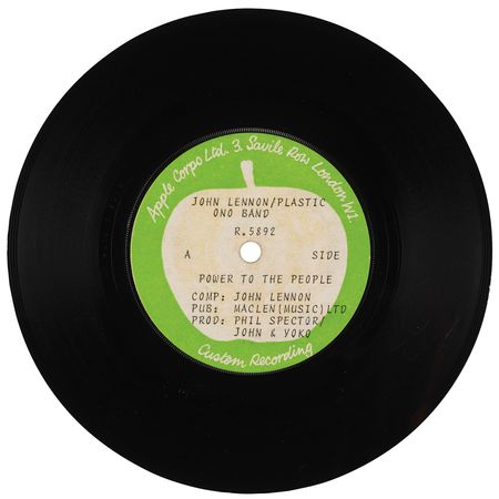 Lot #3029 John Lennon Original Test Pressing for 'Power to the People' - Image 1