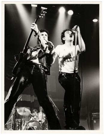 Lot #3573 The Clash 1978 Concert Photograph by Barry Plummer - Image 1