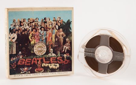 Lot #3145 Beatles 1967 Twin Track Mono Tape Record for 'Sgt. Pepper?s Lonely Hearts Club Band' - Image 1