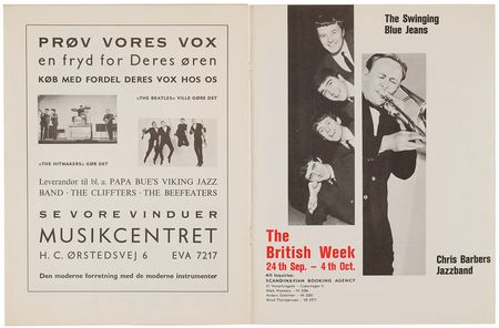 Lot #3025 John Lennon and Jimmie Nicol Signed Danish Concert Program - K.B. Hallen in Copenhagen, June 4, 1964 - Image 10