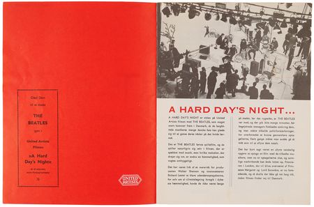 Lot #3025 John Lennon and Jimmie Nicol Signed Danish Concert Program - K.B. Hallen in Copenhagen, June 4, 1964 - Image 4