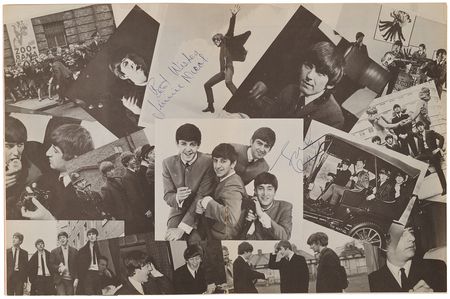 Lot #3025 John Lennon and Jimmie Nicol Signed Danish Concert Program - K.B. Hallen in Copenhagen, June 4, 1964 - Image 2