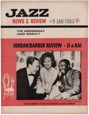 Lot #3270 Rolling Stones: Issue of Jazz News & Review Magazine (January 9, 1963) - Image 1