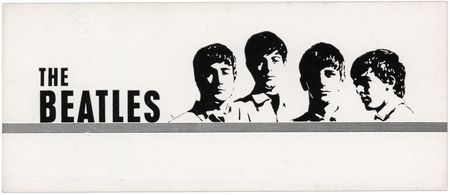 Lot #3146. Beatles 1963 NEMS Business Card