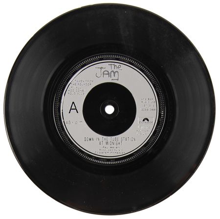 Lot #3578 The Jam Signed 45 RPM Single Record - 'Down in the Tube Station at Midnight' - Image 3